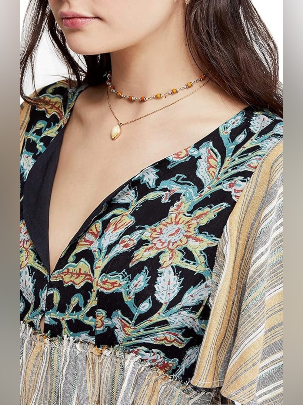 Free People Under The Sun Tunic Mini Dress - Picture 2 of 7